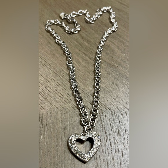 Swarovski 18” Heart Pendant Necklace - Picture 5 of 6